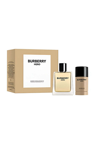 BURBERRY Hero For Men Eau De Toilette 100ml + Deo Stick 75G Travel Set