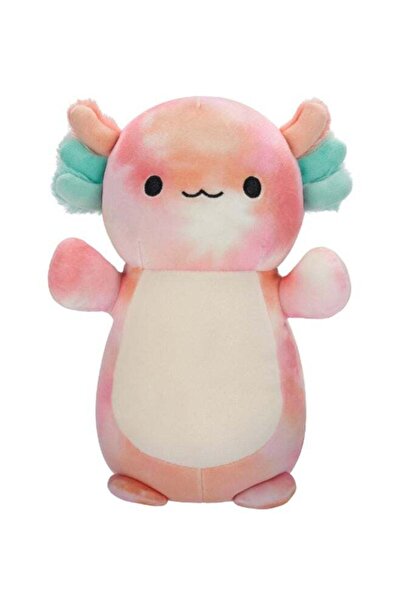 Squishmallows لعبة أكسل القطيفة المصبوغة بربطة عنق بلون الخوخ مقاس 10 بوصات، ...