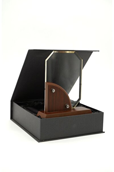 REX درع تكريم فاخر من الكرستال مقاس M مع صندوق خشبي 36773-2