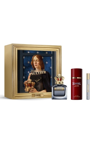 Jean Paul Gaultier Scandal For Men Set Eau De Toilette 50ml + Eau De Toilette 10ml + Deodrant 150ml