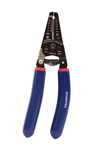 Workpro W091005 Pliers, Wire Stripper, Work Pro 7" (180 mm)