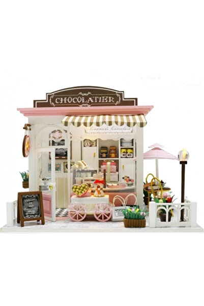 IQ Toys Casă miniaturală 3D, Idei fantastice de ciocolatier, DIY, 20 x 16 x 16 cm