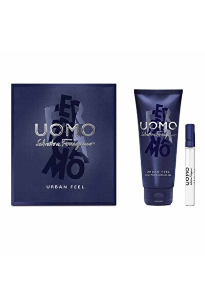 Salvatore Ferragamo Uomo Urban Feel For Men Mini Set Eau De Toilette 5ml + Shampoo & Sg 50ml