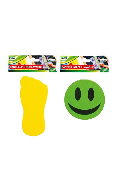 Lebez Burete pentru whiteboard, Smile/Foot, 4 culori, copii varsta 3 ani+,6 a...