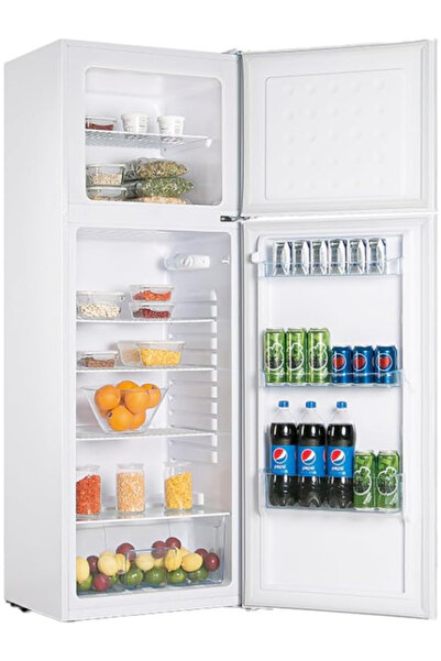 Dansat Dansat 10.2 cu. ft. 2-Door Refrigerator, Ice White - DAN1020DF