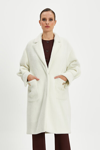 SERPİL Kadın Oversize Kürk Kaban - Yumuşak Dokulu, Şık ve Modern Tasarım