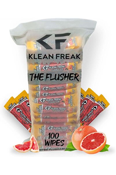 Klean Freak - مناديل ذا فلوشر - عبوة من 100 منديل بنكهة الجريب فروت العصير