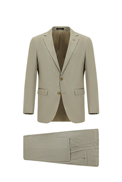 Abdullah Kiğılı قصة مريحة بدلة كلاسيكية مريحة مصنوعة من مزيج الليوسيل