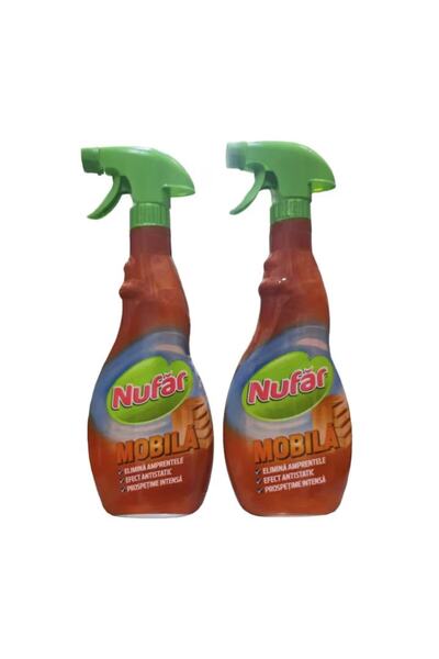 Nufar Set of 2 x Nufar furniture cleaning solution, 500 ml