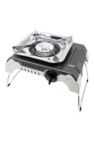 Generic Go To Camps Camping Stove - Foldable Supports with Screw-Type Butane Cartridge