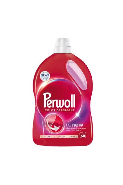 Perwoll Set of 2 x Liquid Color Laundry Detergent, 3 l, 60 Washes