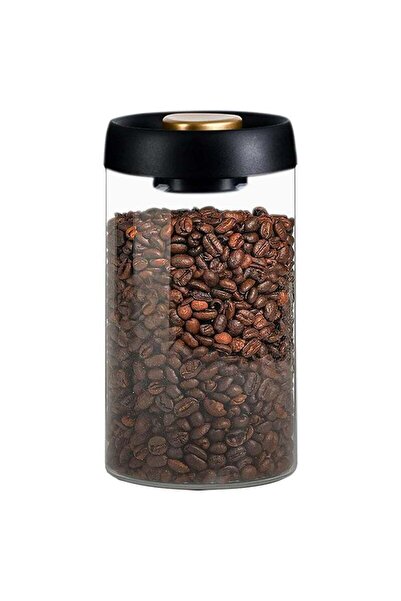 Arabest علب زجاجية للقهوة بأغطية محكمة الإغلاق - حاويات تخزين طعام سعة 1200 م...