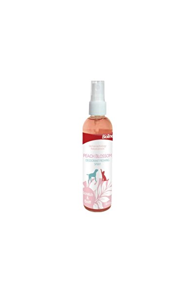 Bioline Biolin Deodorant Spray for Dogs and Cats, Peach Blossom Scent, 118ml
