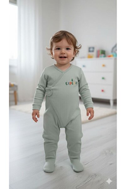 Kidaxi Baby Boy Booties Romper –1-3/3-6/6-9/9-12 Months