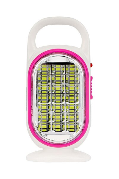 Geepas مصباح طوارئ LED عالي الطاقة مزود بلوحة شمسية، متعدد الألوان