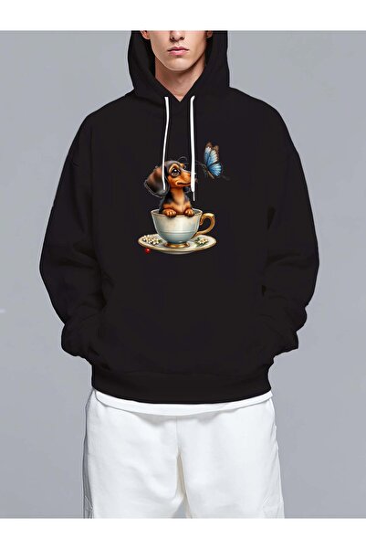 MIXSNOW Oversized Printed Hooded Sweatshirt-Trendy Casual Style Relaxed-Fit H...