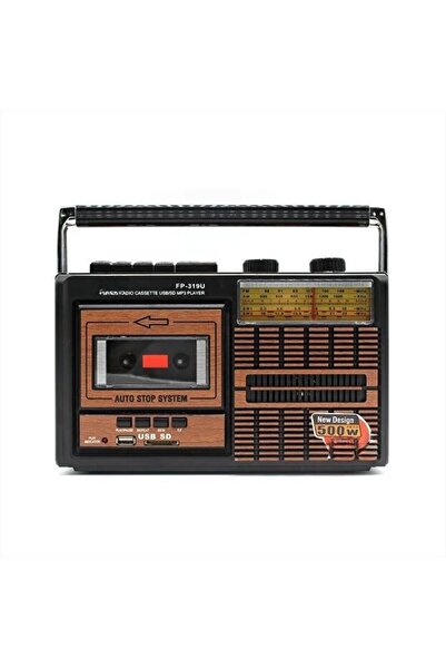FaroxTech Bluetooth'lu Kasetçalar Teyp Usb Sd Kart Özellikli Aux Bağlantılı Yeni Nesil Antenli Retro Mp3 Radyo