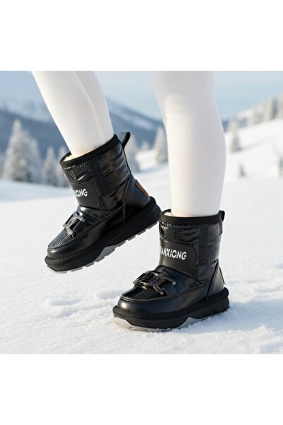 OEM Cizme îmblănite pentru copii, drăguțe, robuste, călduroase și impermeabil...