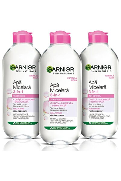 Garnier Garnier Package: 3 x Skin Naturals Micellar Water for Sensitive Skin, 400 ml