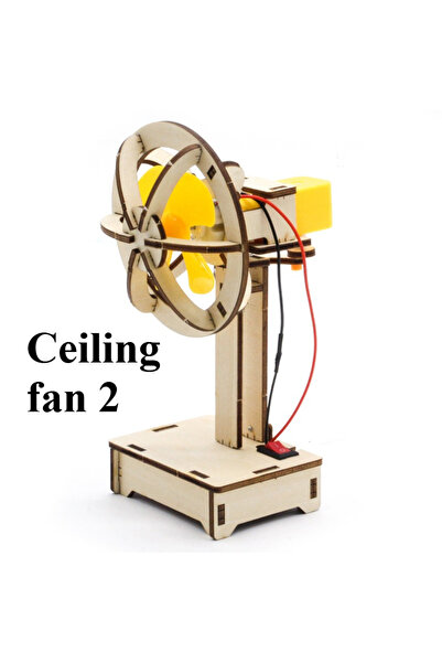 choice2 Ceiling fan 2 DIY Microse Excavator fan robot Model Kit - Science And...