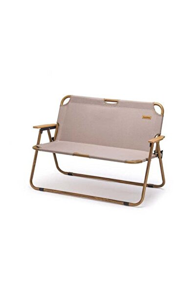 Naturehike كرسي تخييم قابل للطي مزدوج - كاكي