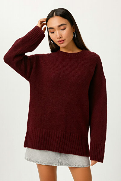 Get Crazy Kadın Bisiklet Yaka Triko Kazak