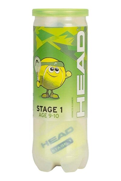 Head Stage 1 Green Tennis Balls - Pack of 3