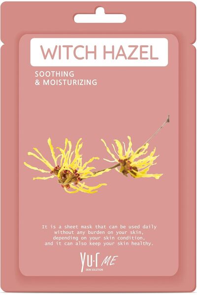 Yu.R Skin Solution YU.R ME Sheet Mask with Witch Hazel - Soothing & Toning Te...