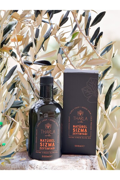 tharla urla Natürel Sızma Soğuk Sıkım Zeytinyağı 500 ml