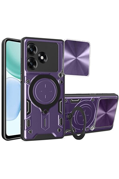 SKYDDAR INNOVATION Carcasă pentru Honor X5c Plus, CamGuard Pro, inel magnetic...