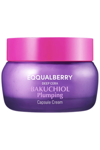 EQQUALBERRY - Cremă Bakuchiol Plumping Capsule, 50 ml cremă fermifiantă