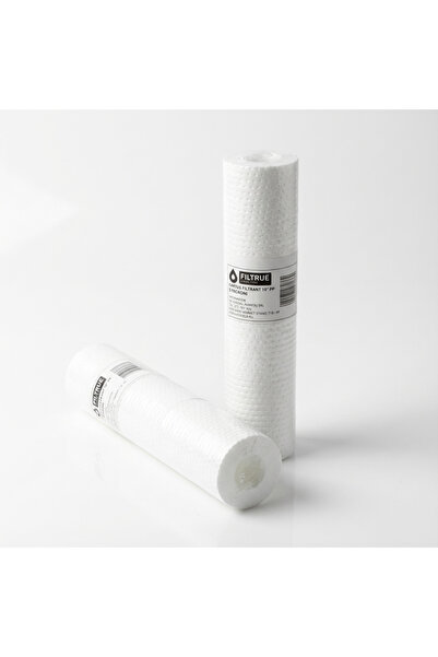 FILTRUE Cartuș filtrant standard din polipropilenă de 5 microni și 10", 3 Bucati