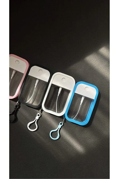 MyClean 1 Adet Parfüm Şişesi Çanta içi Anahtarlıklı Mini Doldurulabilir Seyah...