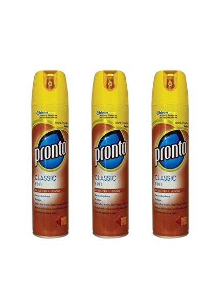 Pronto Pack of 3 Pronto Furniture Spray, Classic Spring, 300ml
