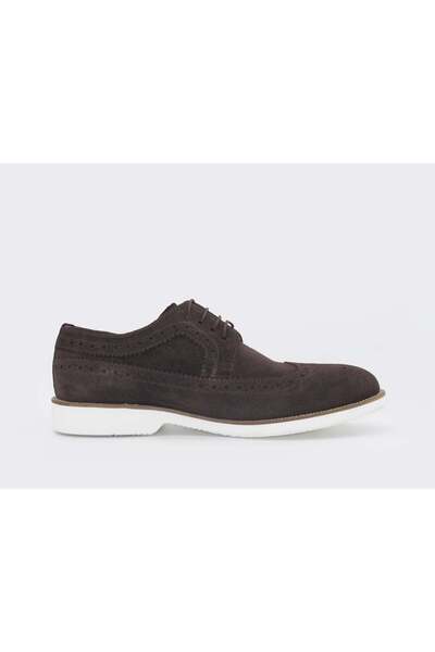 UniqCrafter 1043-10 Süet Kahverengi Erkek Ayakkabı