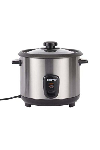 Geepas طباخ أرز متعدد الوظائف، وعاء داخلي قابل للإزالة غير لاصق، سعة 1.5 لتر،...