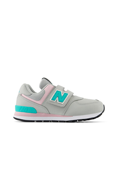 New Balance Kadın / Kız Spor PV574KIC Lifestyle Pre-School Grey