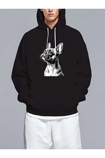 MIXSNOW Oversized Printed Hooded Sweatshirt-Trendy Casual Style Relaxed-Fit H...