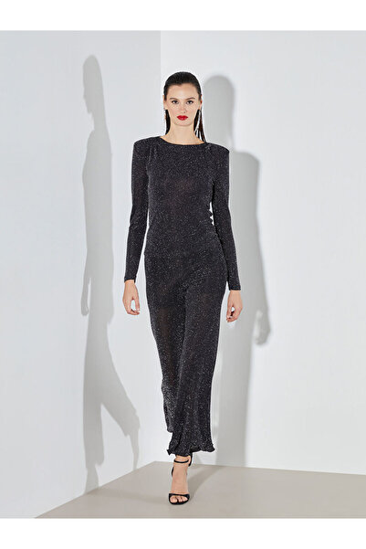 LC Waikiki I High Waist Spanish Leg Glitter Women's Pants from Freezen Store