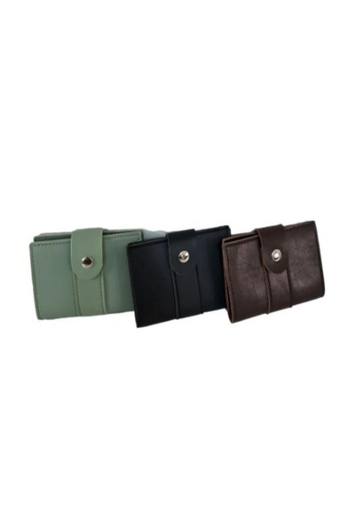 YMZBAG Triple Unisex Small Wallet and Card Holder