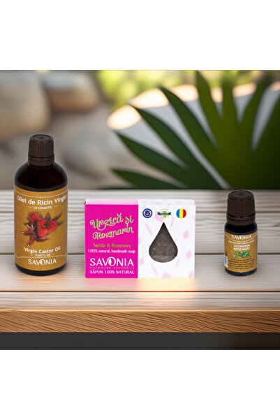 Savonia Pachetul Ritual Anti-Sebum – Revitalizare și Creșterea Părului
