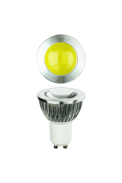 Spin Set of 4 pieces - Spotlight bulb with magnifying glass 5w=50w GU10 220V 6500K