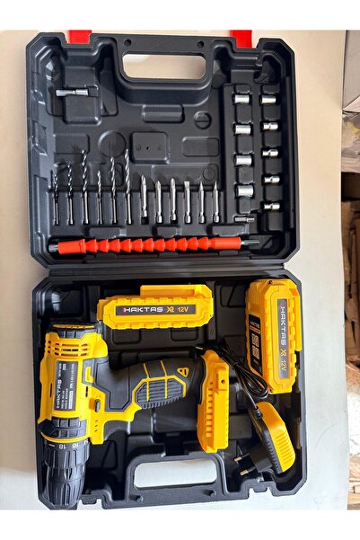 HAKTAŞ HIRDAVAT HAKTAŞ AKÜLÜ ŞARJLI MAKTAP 12 V. 1.5 AH. GÜÇLÜ MAKİNA HKS-410