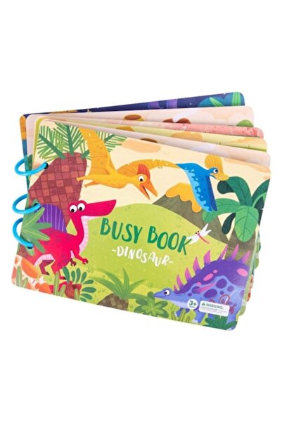 OEM Educational sticker book (Busy Book) - Dinosaur model, 10 pages