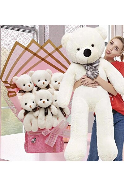 MİLJA Sevdiklerinize Hediye Ayıcık Buketi - Sevgiliye Hediye - Doğum Günü Hed...