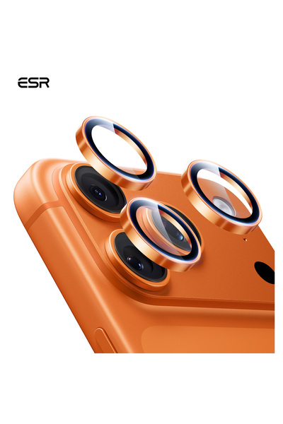 ESR واقي عدسة الكاميرا من أرموريت لهواتف آيفون 14-15-16-17 برو/برو ماكس (برتق...
