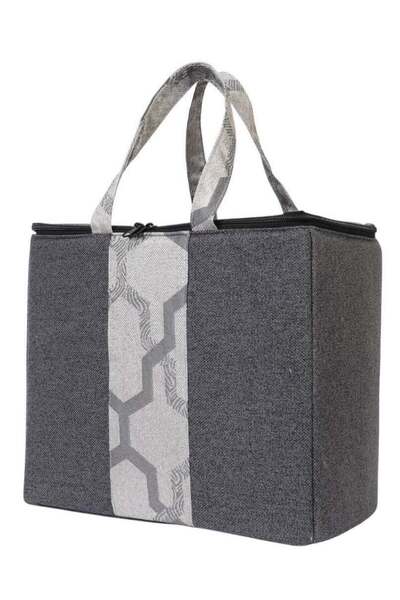 HOMEVEO سلة - شنطة الترامس– تصميم عملي ومتين لحفظ ترامس الشاي والقهوة والدلال وتنظيم الأغراض حجم صغير.