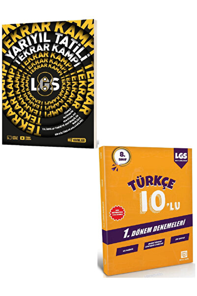 Efsane Yayınları 8.Sınıf Hız Yayınları Yarıyıl Tatili Tekrar Kampı 1.Dönem + ...