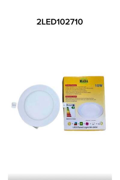 MABA 10W LED Recessed Light Panel, 13.50cm, Yellow, 4 pieces