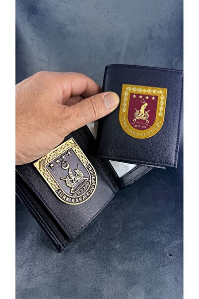 Kuyumcudan Çift Rozetli Cüzdan - Kara Kuvvetleri